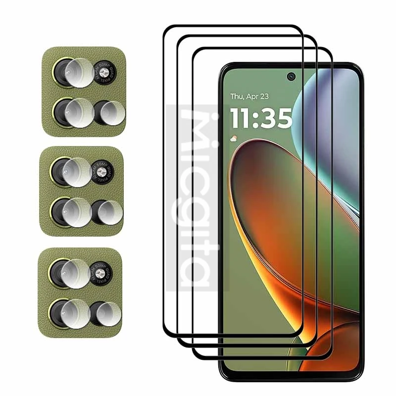 AYSOW 3 Pellicole In Vetro Temperato Per MOTOROLA MOTO G9 POWER – Durezza 9H, Anti-impronta, HD, Confezione Con Kit Di Installazione
