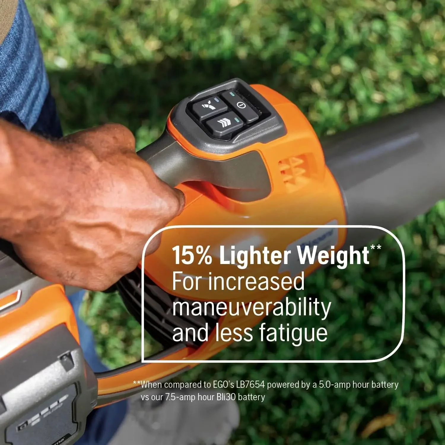 Leaf Blaster 350iB Battery Powered Cordless Leaf Blower 200-MPH 800-CFM Battery Blower With Brushless Motor B0C9MZ43W3