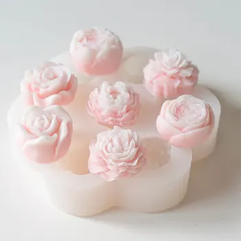 Floral Candle Silicone Mold 1