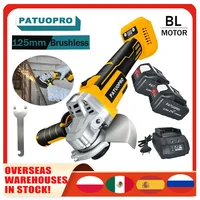 125mm Cordless Brushless Angle Grinder M14 Rechargeable Cutting Machine Speed Adjustable Digital Display For Makita 18v Battery 1