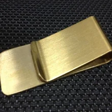

Outdoor EDC Simple Brass Money Clip 2 Colors Man Clamp Holder for Money Wallet