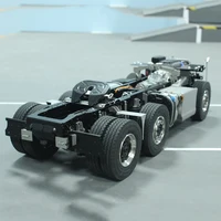 RC 1/14 Tamiya 770S Head Shell Full Metal 6X4 Metal Chassis Upgrade with Middle Axle Lifting Wheel and Axle Reduction 1
