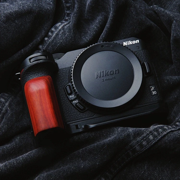 Tripé de Madeira com Cabeça Esférica Suporte tipo l Tripé Antiderrapante Placa de Liberação Rápida Alça Base para Câmera Nikon Z30 Arca-swiss Rrs - Image 2