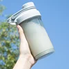 Shake Cup Sports Fitness Water Bottle Milkshake Cup Sports Plastic Water Cup Creative Plastic Drinking Cup Protein Powder Cup 6