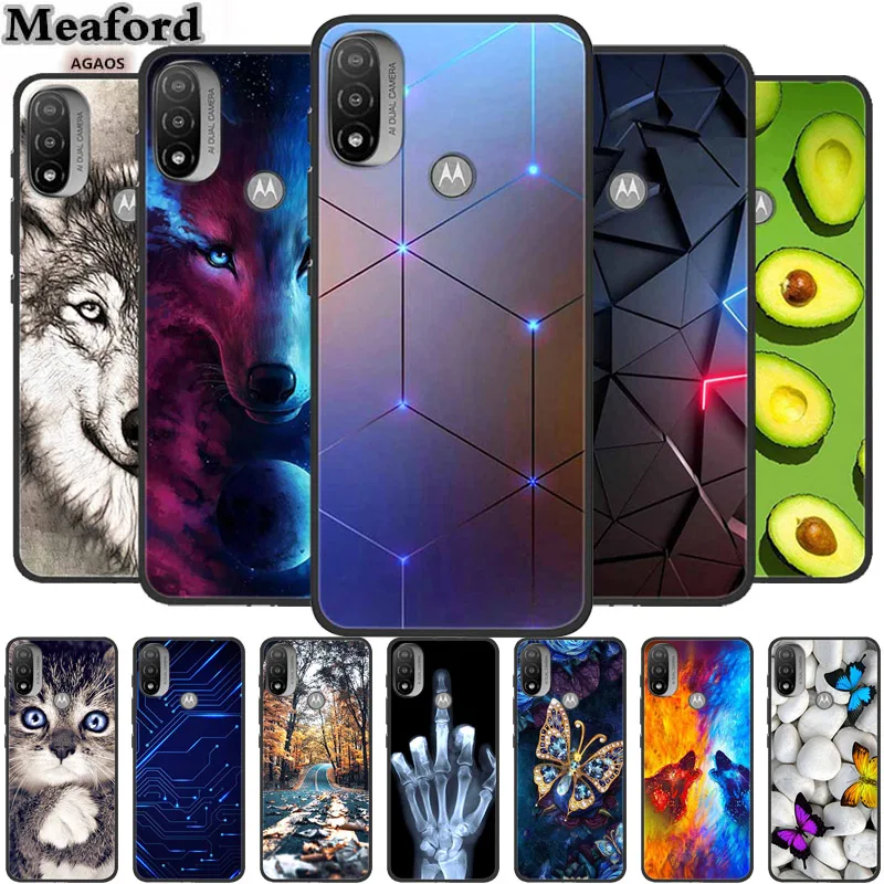 Per Motorola Moto E20 Custodia,Sottile Armatura Silicone Gel Telefono Custodia - Foto 8