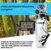 DIY Aquarium CO2 Regulator Magnetic Solenoid Kit Check Valve Fish Tank Accessories CO2 Control System Reactor Generator Set 6