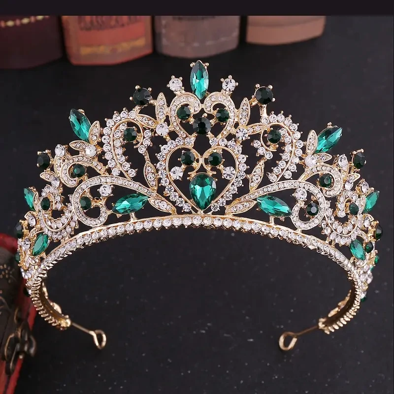 Brides Tiara Balok Crown Diamond Princess Tiara Hair Wedding Styling Gown Headband Accessories hair accessories bridal hair accessories crown headband