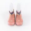 Baby Shoes Unisex Anti-slip Cartoon Animal Fox Shoes Infant Girls First Walkers Boy Soft Sole Rubber Outdoor Toddler Pink Shoes 6