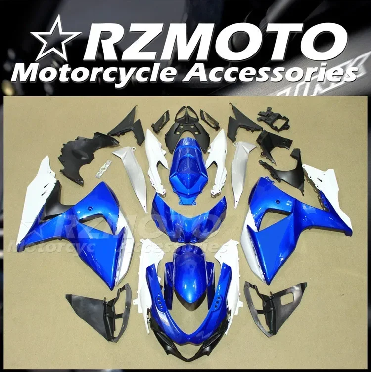 

New ABS Motorcycle Fairings Kit Fit For Suzuki GSX-R 1000 K9 2009 2010 2011 2012 2013 2014 2015 2016 Bodywork Set White Blue