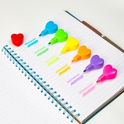 Vibrant Heart - Shaped Highlighter Set (Solid color)