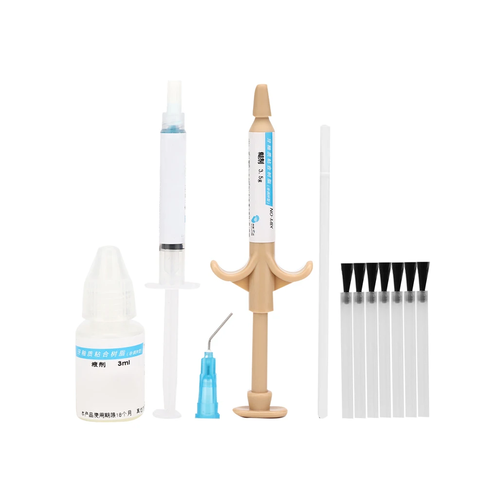 

Pro Dental Bracket Adhesive Set Orthodontic Teeth Enamel Bonding Glue Self Curing Resin Material Dentist Clinic Soft Gel Supply