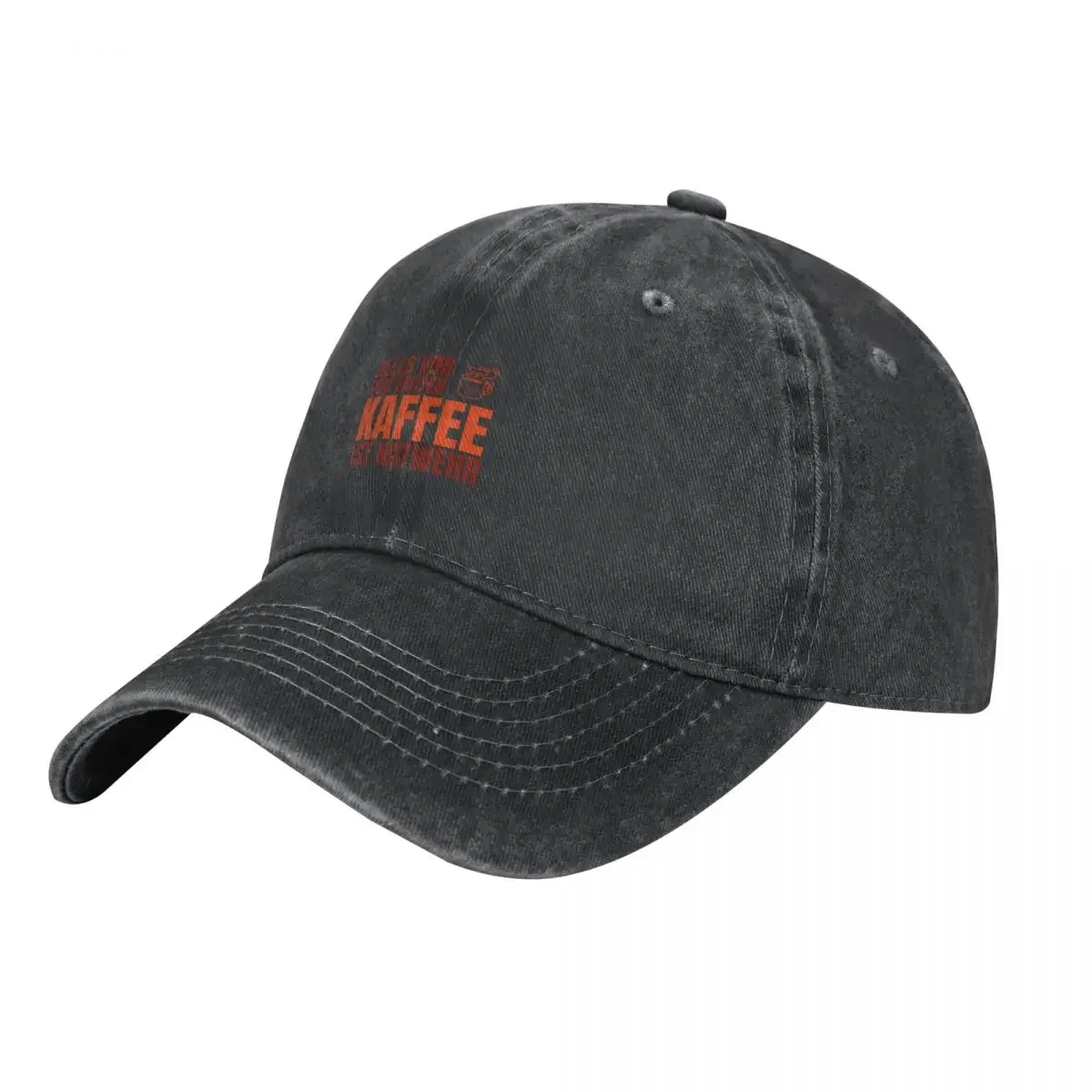 

Alles vor dem ersten Kaffee ist Notwehr Cowboy Hat Military Cap Man black Baseball Men Women's