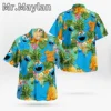 Harajuku Anime 3D Elmo Shirt Hawaii Shirt Men Summer Short Sleeve Shirt Men Shirts 2023 Oversized 5XL shirt Chemise Homme-1188 5