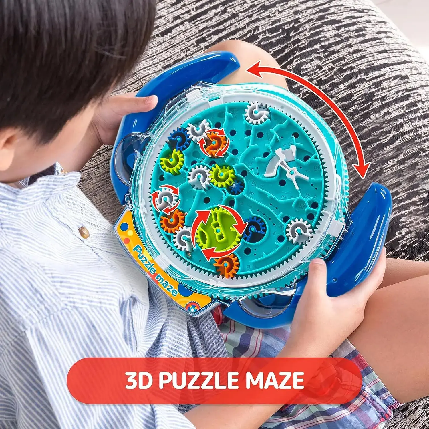 Puzzle 3D, équipement amusant, labyrinthe, disque, boule d'équilibre, labyrinthe, Super jeux de cerveau, casse-tête, jouets éducatifs