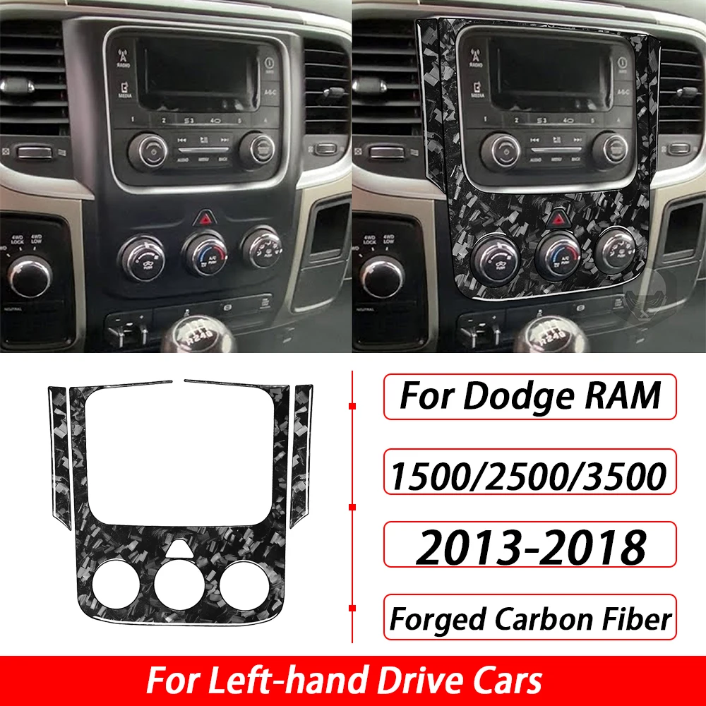Cubierta Decorativa De Fibra De Carbono Para Consola Central Dodge RAM 1500 2018+ – Estilo Y Protección