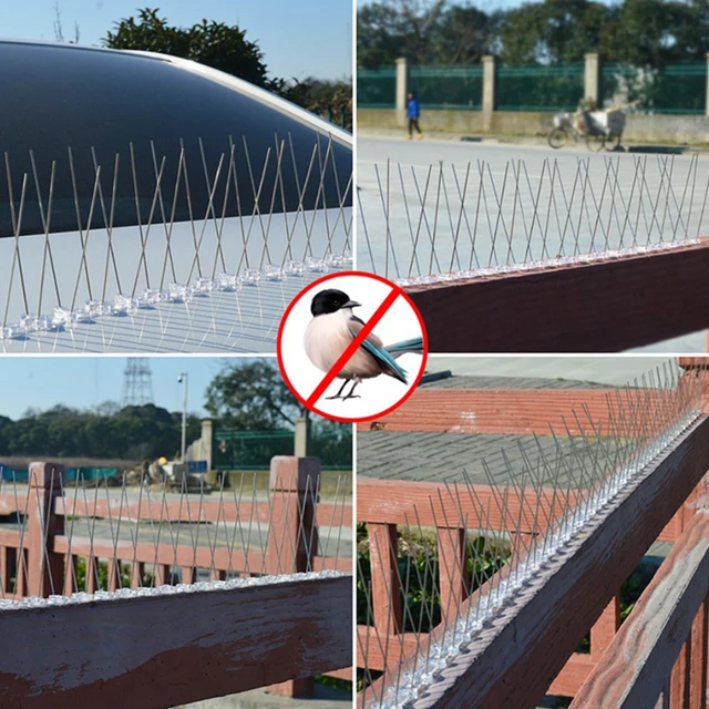 25 Cm -Es Madárcsökkentő Műanyag Madár Galamb Tüskék Anti -Madárgátellenes Tüske, Hogy Megszabaduljon A Galamboktól - Image 2
