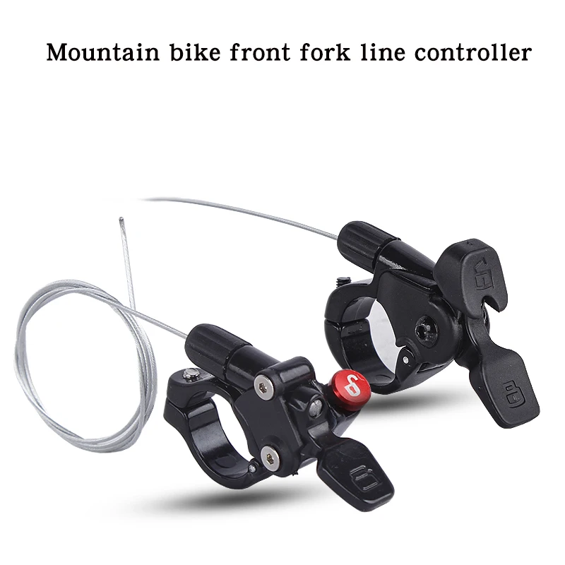 Front Fork Control Switch for MTB Bicycle, Remote Lockout Lever, Suspension Lock, Wire Controller, Bicycle Accessories, 22.2mm