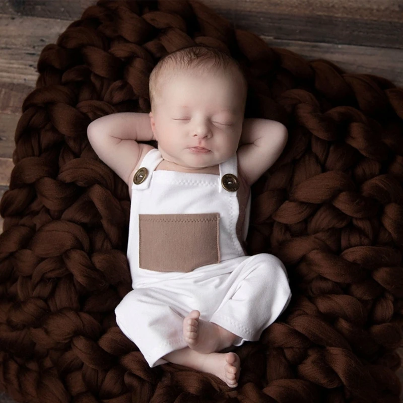 

Baby Overalls for Photography Newborn Photography Props Baby Boy First Picture Outfit Photoshoot Shower Gift Durable