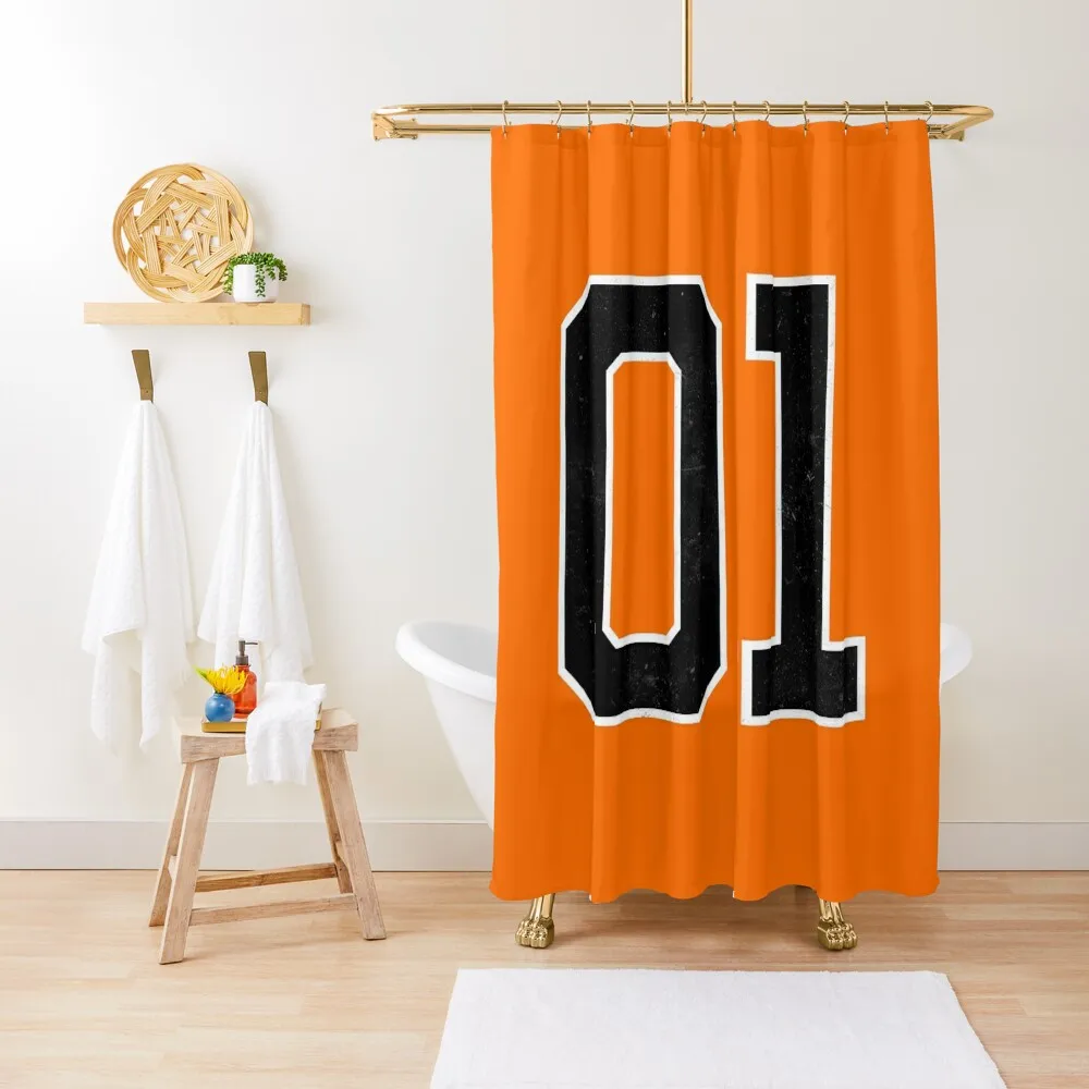 

01 General Lee Number Shower Curtain For The Bathroom Bathroom Box Waterproof Fabric Shower Anime Bathroom Curtain