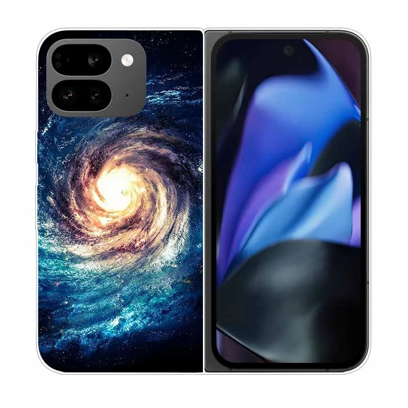 Clear Hard PC Back Cover with Cartoon Design