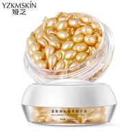 Fullerene Placenta Capsule Essence Facial Brighten Serum Moisturizing Nourishing Anti-Wrinkle Vitamin E Hyaluronic Acid Skincare 7