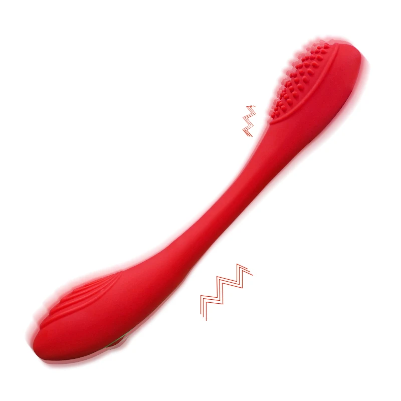 Double vibromasseur pour femmes avec stimulation g-spot et clitoris_voghion.com