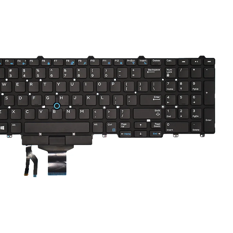 Teclado Russo e Americano para Dell Latitude Luz de Fundo para Dell Latitude E5550 E5570 E5580 E5590 E5591 P53f Precisão M3510 3520 7510 7710 7720 7520 - Imagem 2