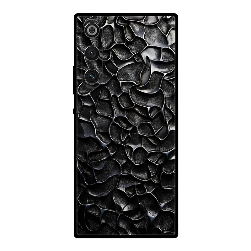 Marble Soft Matte Silicone Back Cover with Full Coverage Protection