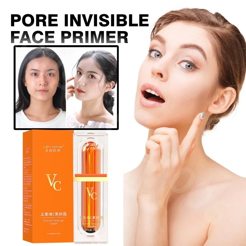 Five VC Plain Cream Concealer Isolation Brightening Skin Makeup Front Milk 4 in 1 Skin Whitening Cream
