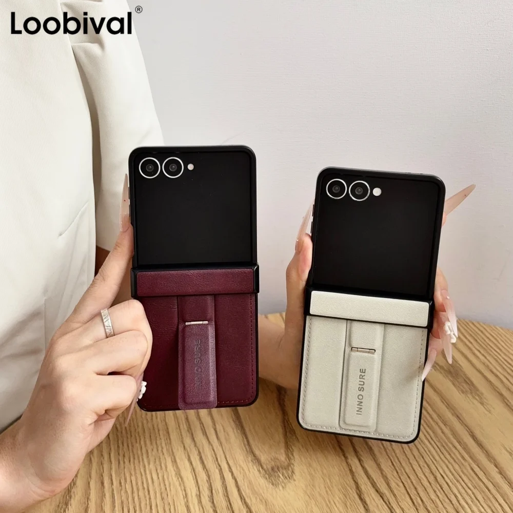 Luxury Retro Cowhide Pattern Folding Stand Leather Case with All-Inclusive Hinge Cover
