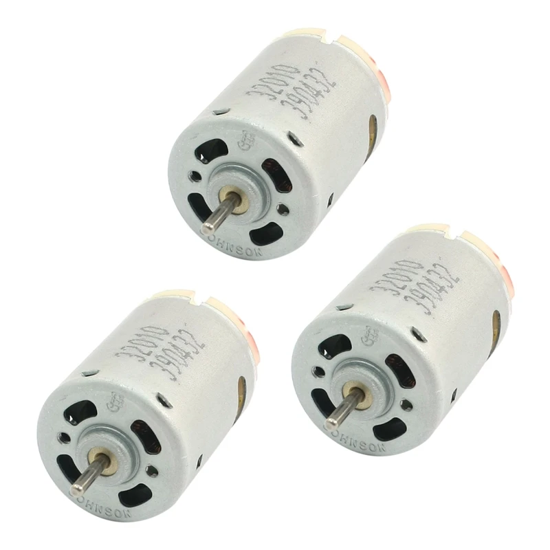 

3X High Speed Magnetic Motor For Electric Toy Plush, DC 12V 21000RPM