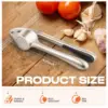 Premium Garlic Press Stainless Steel Garlic Mincer Easy CleanManual Garlic Press Professional Garlic Mincer Grinder Kitchen Tool 5