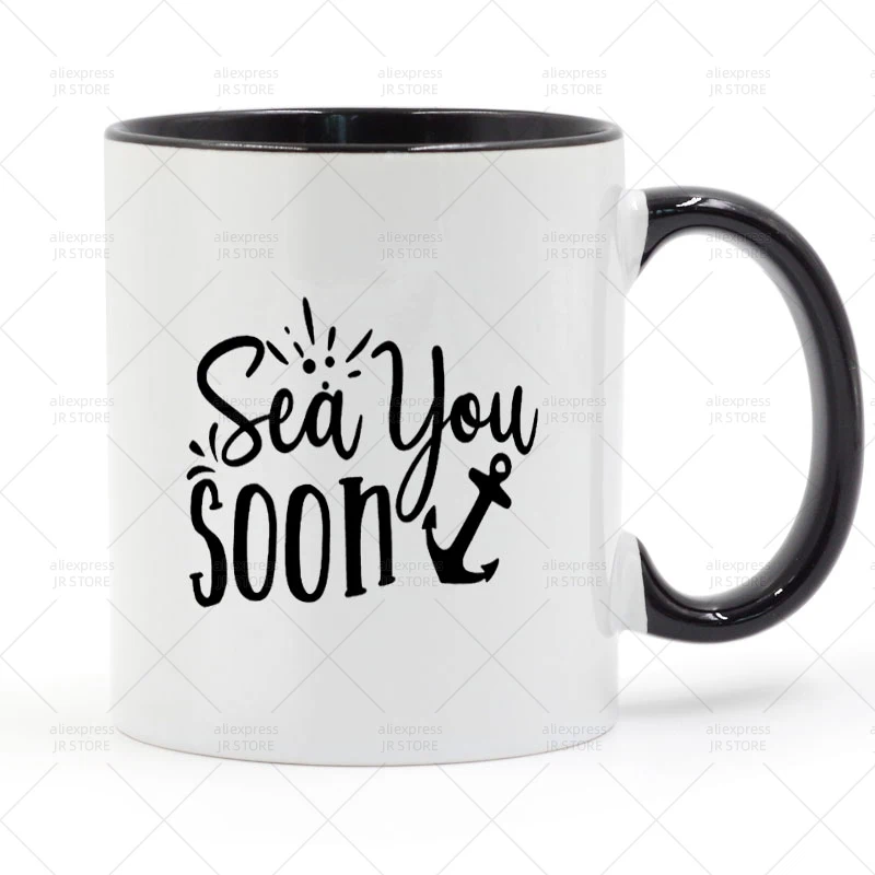 

Кружка SEA YOU SOON керамическая чашка подарки 11 унций