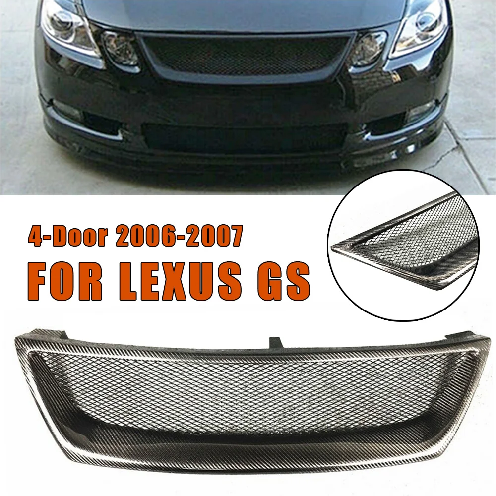 

Car Front Grill Grille Upper Replacement Bumper Hood Mesh Auto Part For Lexus GS GS300 GS350 GS430 GS450h F Sport 2006-2007