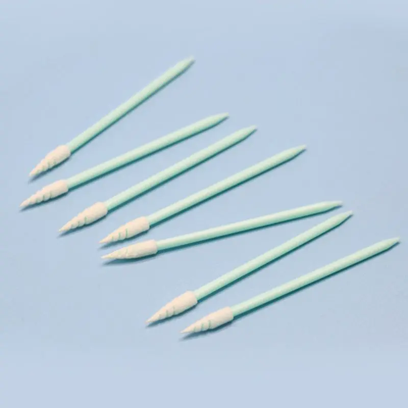 Small Pointed Tips Sponge Cleaning Swab Lint Dust Sticks for PCB Board Electronics Small Area 1560 100Pcs/Pack