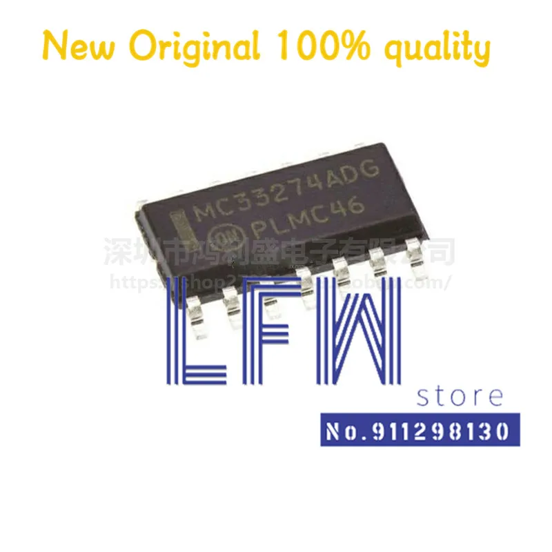 

10pcs/lot MC33274ADR2G MC33274ADG MC33274ADR MC33274 SOP14 Chipset 100% New&Original In Stock