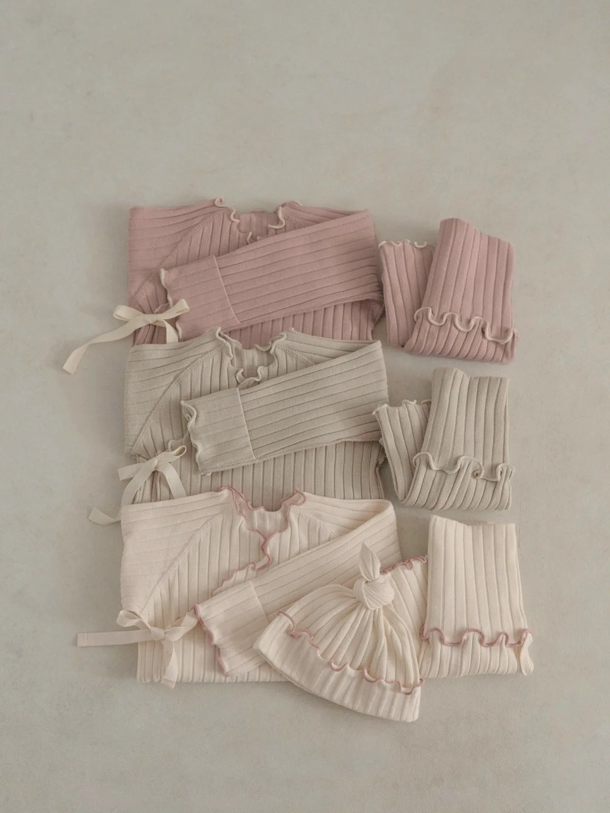 Description Picture 6 of item0-24M Newborn Kid Baby Boy Girl Clothes Set Autumn Winter Long Sleeve Top Pant Suit Cotton Two Piece Pajamas Set PJ Outfit