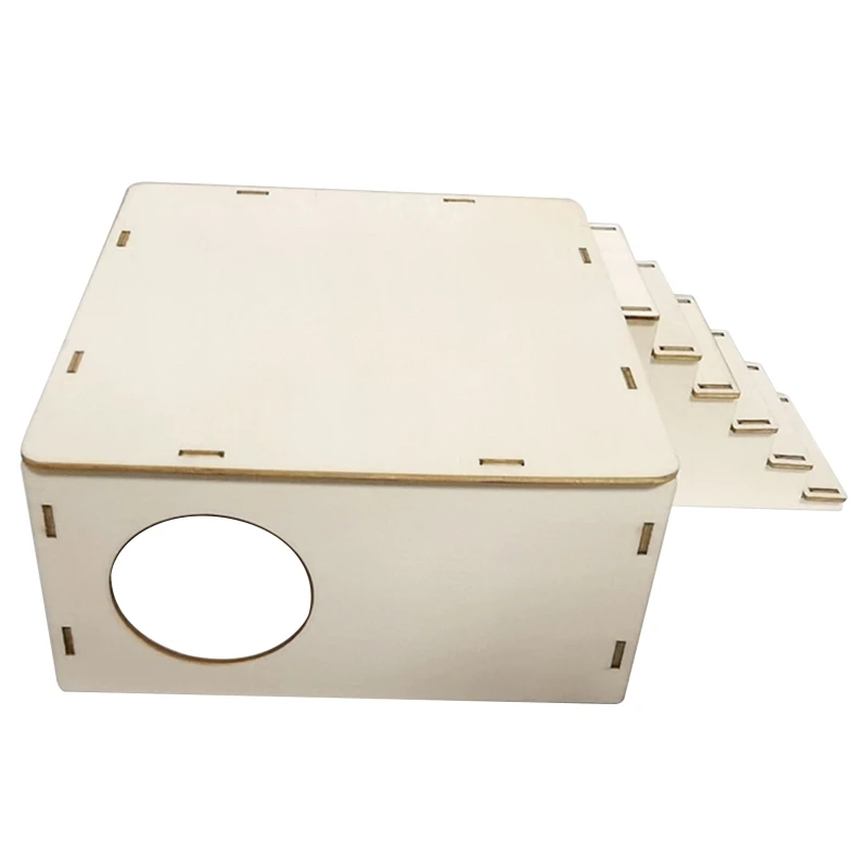 Dawf Hamster Wooden House  Da Arrampicata Sul Tetto Staccabile Per Sugar Glider