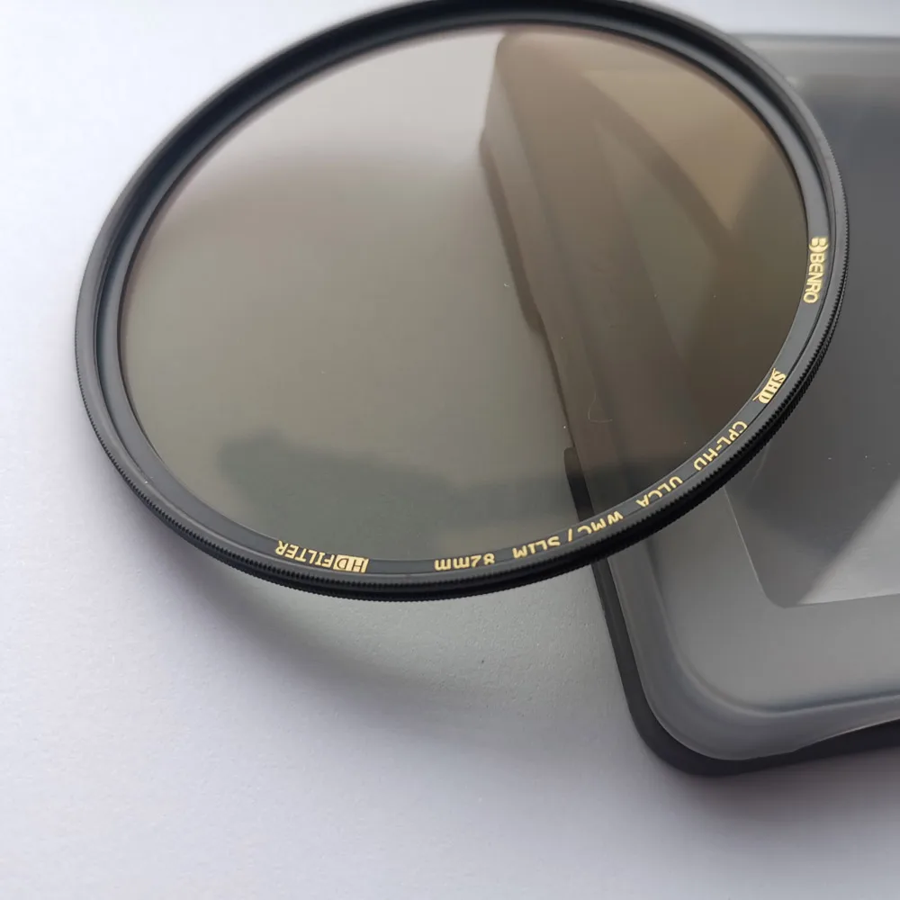 Benro 49mm 52mm 58mm 62mm 67mm 72mm 77mm 82mm  Filter SHD CPL SLIM Filters Waterproof Circular Polarizer Filter 3