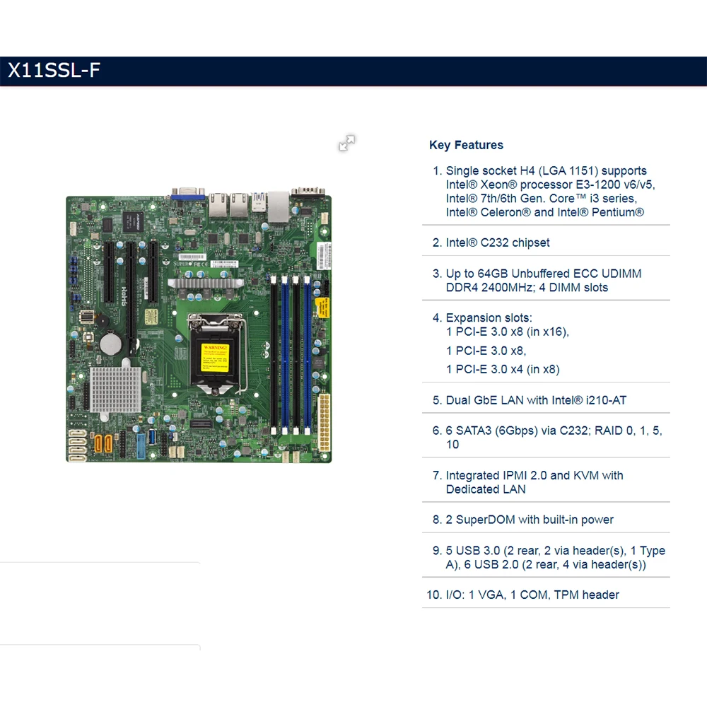 Lga 1151 Intel Xeon Socket 1200 SR2LG Intel Xeon Processor E3-1220 V5
