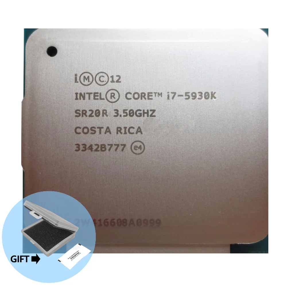

Оригинальный Socket2011-3 Intel CORE i7, i7-5930K, 3,50 ГГц 15M 6-ядерный i7 5930K