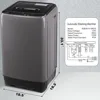 Washing Machine Fully Automatic with Drain Pump, 13 Lbs Capacity, 10 Wash Program & 8 Water Levels, Portable Washing Machine 2