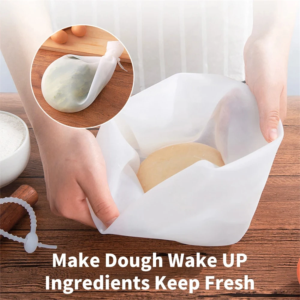Silicone Multifunctional Kneading Bag 1pc for Restaurant Easy Dough Mixing Storage and Cooking Suitable for Bread