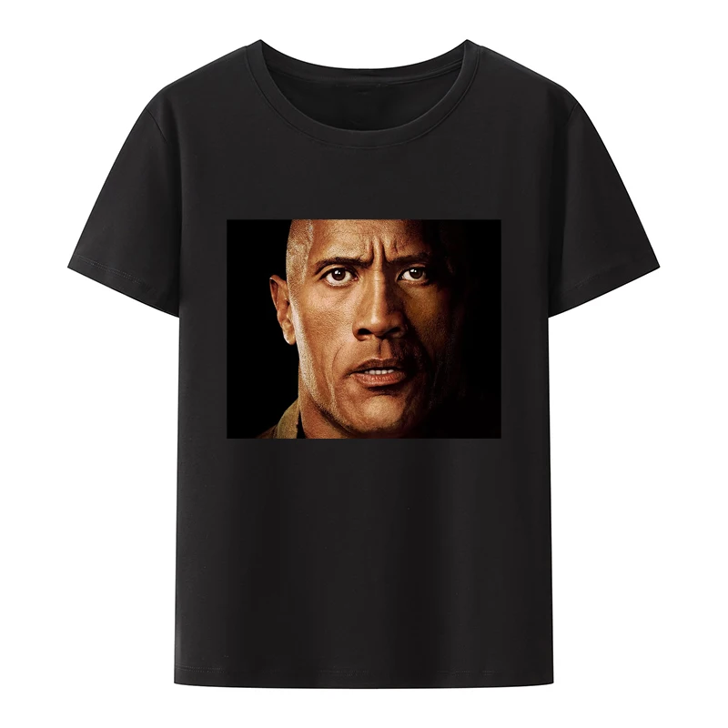 

Rock Dwayne Johnsons Poster Y2K T-shirts Tough Man Style Modal O-neck Tee Top Men's Clothing Hipster Camisa Pattern Koszulki