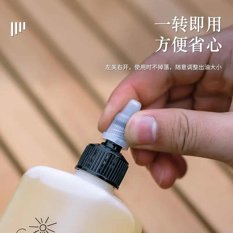 Outdoor Oil Bottle Portable Sealed Seasoning Bottle Barbecue Camping Leak Proof Container Dispensers