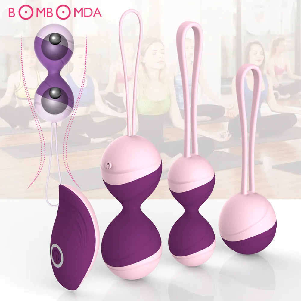 Kegel Balls Vibrator Vibrating Egg Sex Toys For Woman Remote Control Vaginal Tight exercise Ben Wa Geisha Muscle Shrink