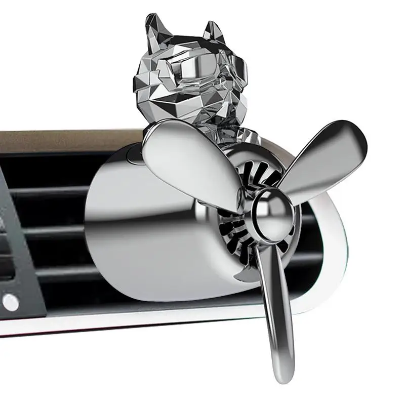 

Car Fresheners Vent Clips Cute Pilot Car Diffuser Rotating Propeller Vehicle Air Vent Scent Air Fresheners Decorations Christmas
