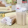 Plastic Cereal Dispenser Storages Boxs Kitchen Food Grain Rice Container Nice Kitchen Rice Storage Box Flour Grain Storages 4