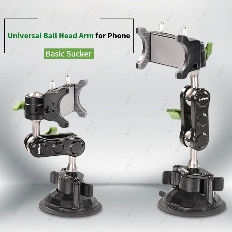 Car Suction Cup Phone Holder Universal Wheel Adjustment Foldable Cellphone Bracket for Rain Shield/Gym/Mirror Vacuum Cup Stand