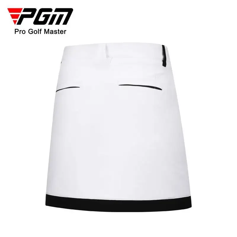 PGM Women Golf Skirt Girls Sports Slit Skirt with Anti-Smear Lining Golf Wear for Woman XS-XL QZ079